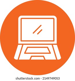 Vector Design Laptop Icon Style
