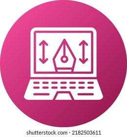 Vector Design Laptop Icon Style