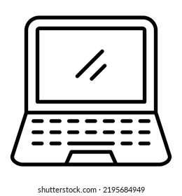 Vector Design Laptop Icon Style
