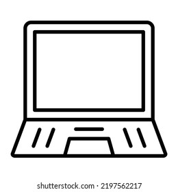 Vektordesign-Laptop-Icon-Stil