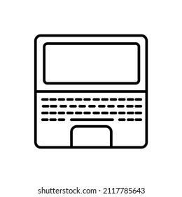 diseño vectorial, icono de portátil o símbolo