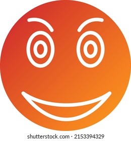 Estilo de icono de risas de diseño de vectores