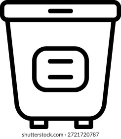 Vector Design Laundry Basket Icon Style