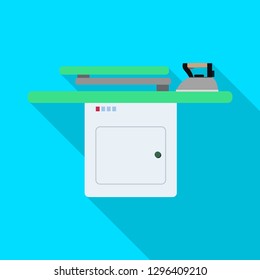 Vector design of laundry and clean sign. 