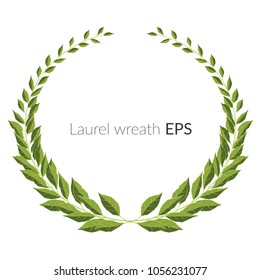 vector design laurel wreath