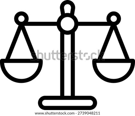 Vector Design Law Icon Style