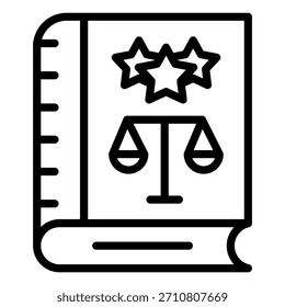 Vector Design Lawful Basis Icon Style