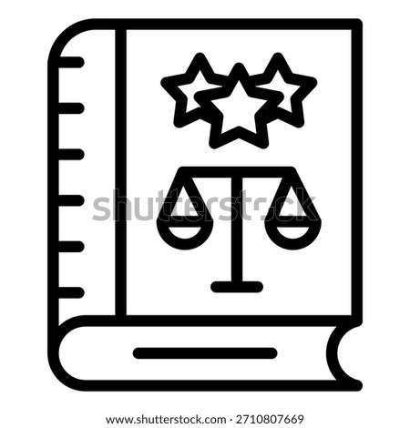 Vector Design Lawful Basis Icon Style