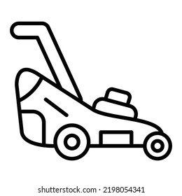 Vector Design Lawn mower Icon Style