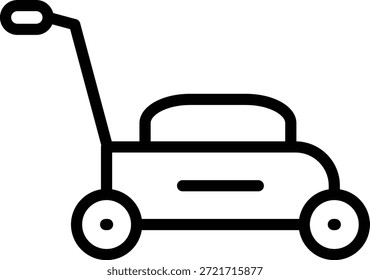 Vector Design Lawn mower Icon Style