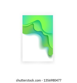 Vector design layout for banners presentations, flyers, posters and invitations.3d paper art illustration set. Eps10. - Vector illustration