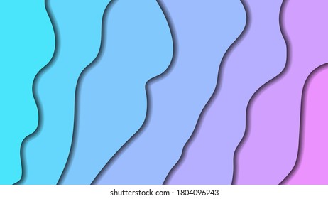 Vector design layout for business presentations posters and invitations. Colorful carving art. Background, paper cut template. 3D effect for design layout, presentation, flyer, banner, card, brochure.