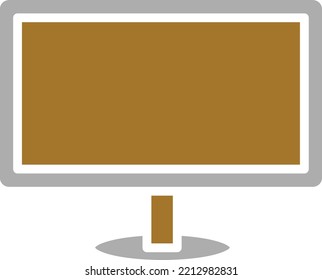 Estilo de iconos Lcd de diseño de vectores