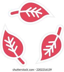 Vector Design Leaf Recycle Icon Style