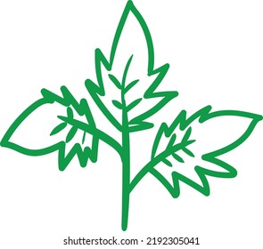 vector design with leaf theme