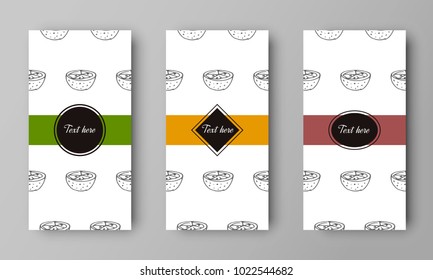 vector design of leaflet cover with print of slice of lemon patt
