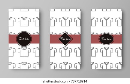 Vector design of leaflet with polo