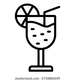 Estilo del icono del jugo de limón del diseño del Vector