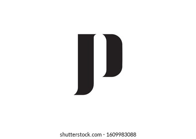 vector design letter P graphic design