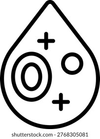 Vector Design Leukemia Icon Style