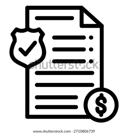Vector Design Liability Icon Style