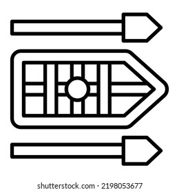 Vector Design Life Raft Icon Style