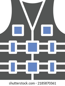 Vector Design Life Vest Icon Style
