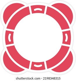 Vector Design Lifeguard Icon Style