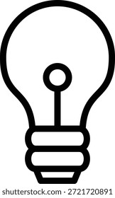 Vector Design Lightbulb Icon Style
