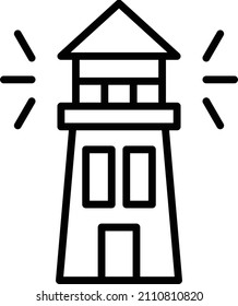 Vektordesign-Leuchtturm-Symbol
