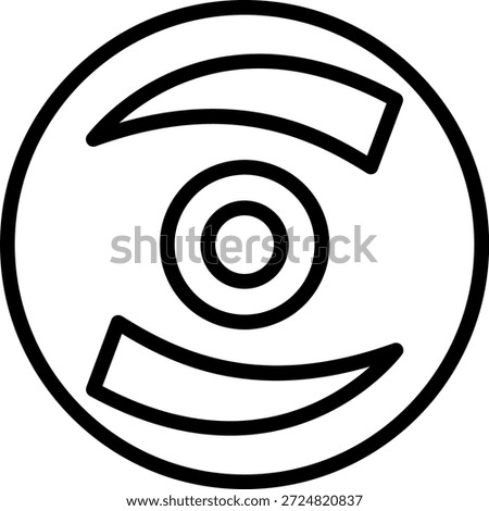 Vector Design LightScribe Disc Icon Style