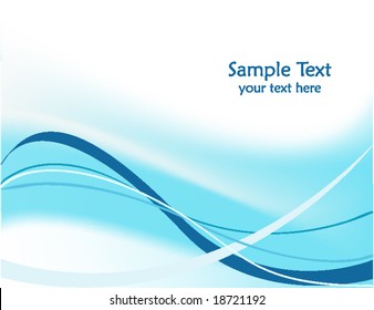 Vector design with lines and gradient waves