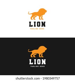 vector design lion logo. logo template