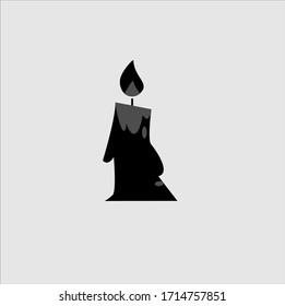 Design der Vektorillustration - Kerze