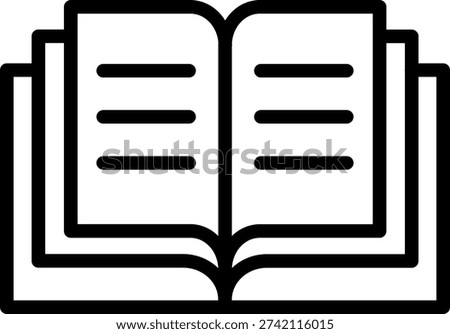 Vector Design Literature Circle Icon Style