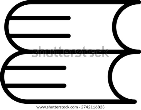 Vector Design Literature Icon Style