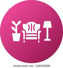 Vector Design Living Room Icon Style