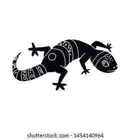 Vector design of lizard and reptile logo. Set of lizard and original stock vector illustration.
