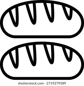 Vector Design Loaf Icon Style
