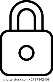 Estilo de icono bloqueado de diseño de Vector