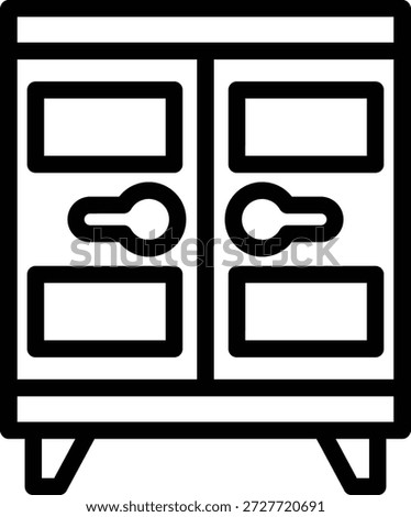 Vector Design Locker Icon Style
