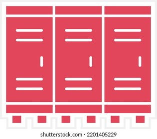 Estilo de iconos de bloqueadores de diseño de vectores