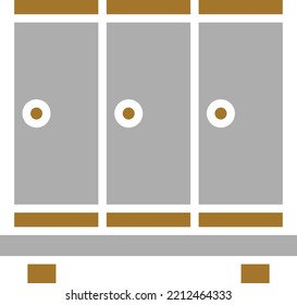 Vector Design Lockers Icon Style