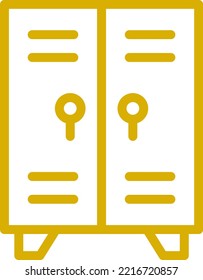 Vector Design Lockers Icon Style