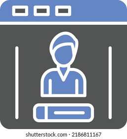 Vector Design Login Icon Style