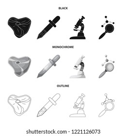 Vector design of  and  logo. Collection of  and  vector icon for stock.