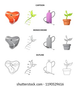 Vector design of  and  logo. Collection of  and  stock symbol for web.