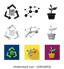 Vector design of  and  logo. Collection of  and  stock symbol for web.