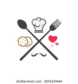 vector design. logo created from chef logo concept idea.