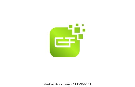 vector of design logo EF